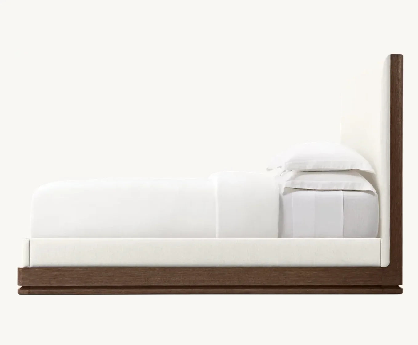 Upholstered Panel Bed – Sculptural Statement Piece | 1600938155388