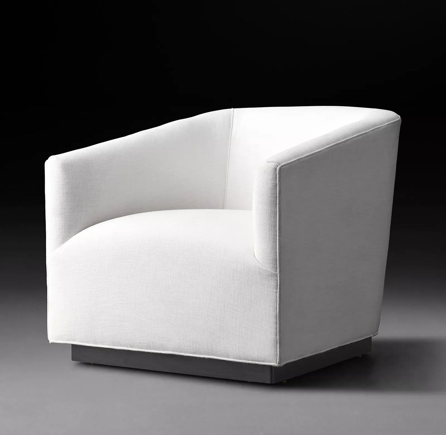 Shelter Arm Chair with Geometric Silhouette and Oak Base – Modern Designer Lounge Piece | 102777344500