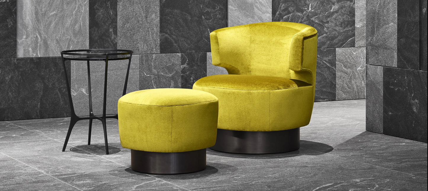 Mesa Occasional Chair – Midcentury Geometric Solid Oak and Leather Statement Piece