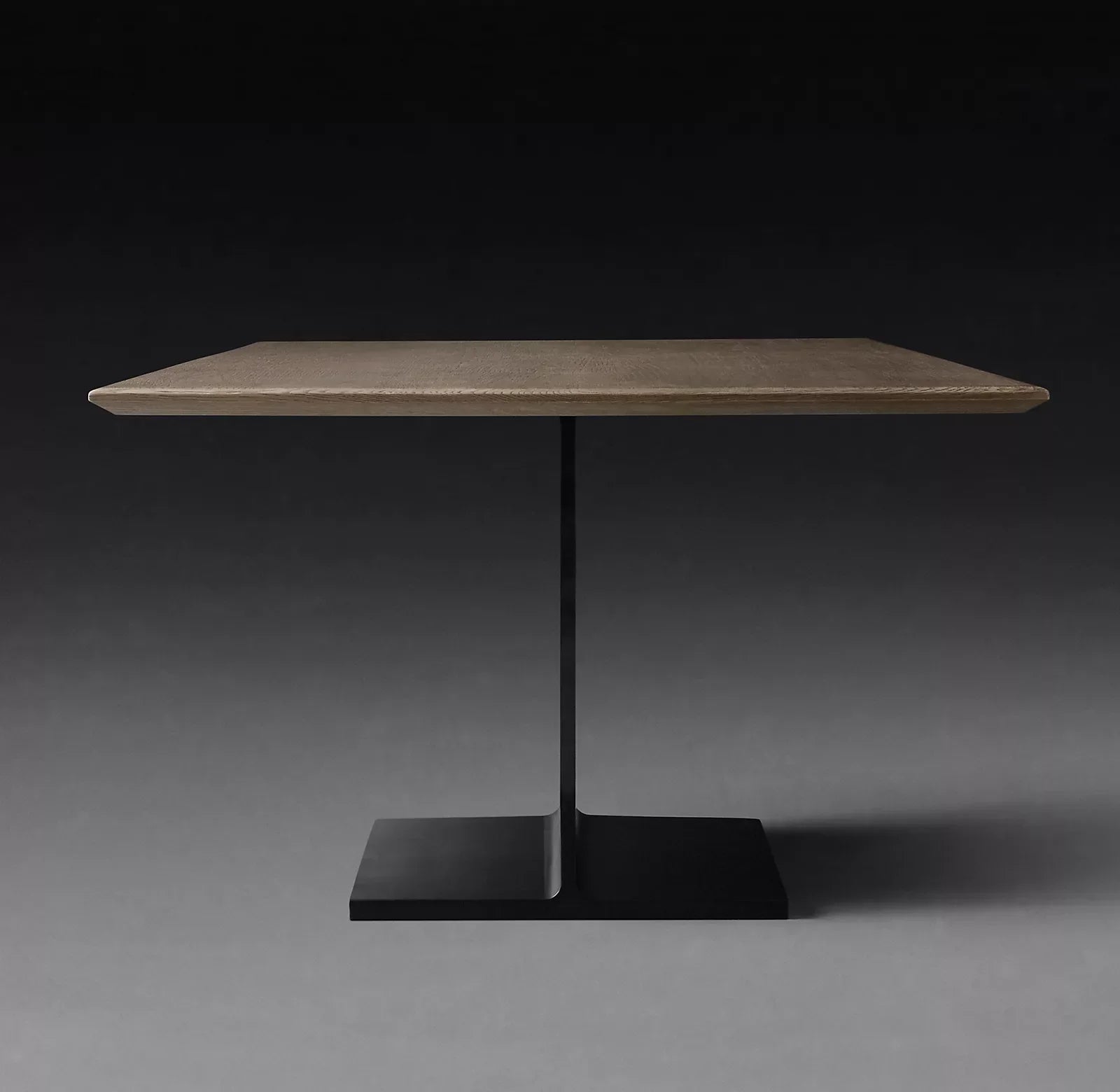 I-Beam Oak Wood Dining Table – Sculptural Statement Piece | 1600408072315