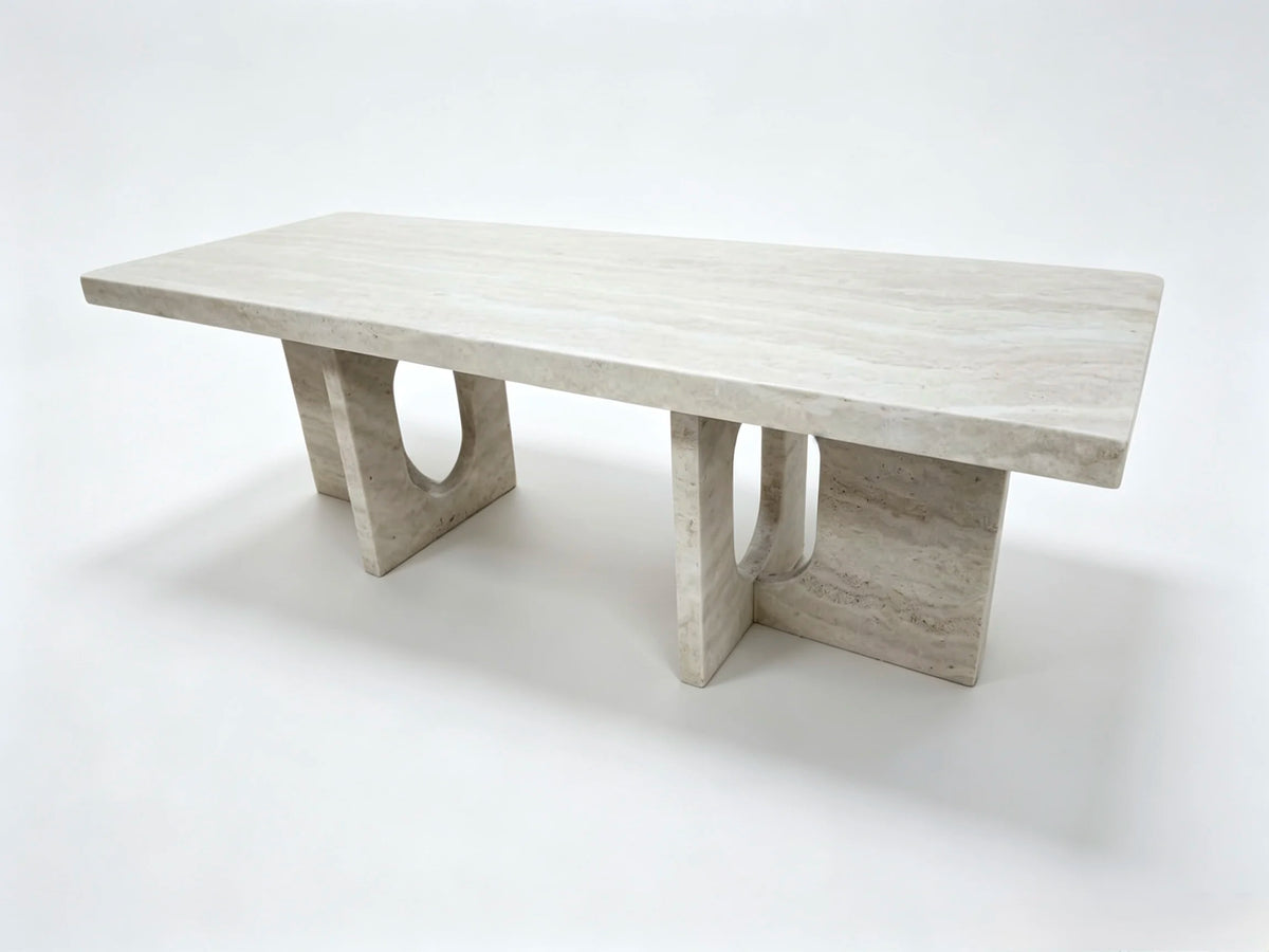 Luxury Rectangle Marble Coffee Table Modern Italian Style for Villa