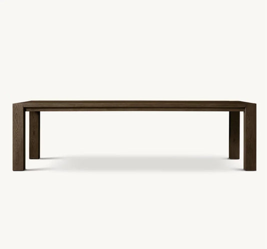 Montecito Rectangular Dining Table – Solid Wood Contemporary Luxury Furniture