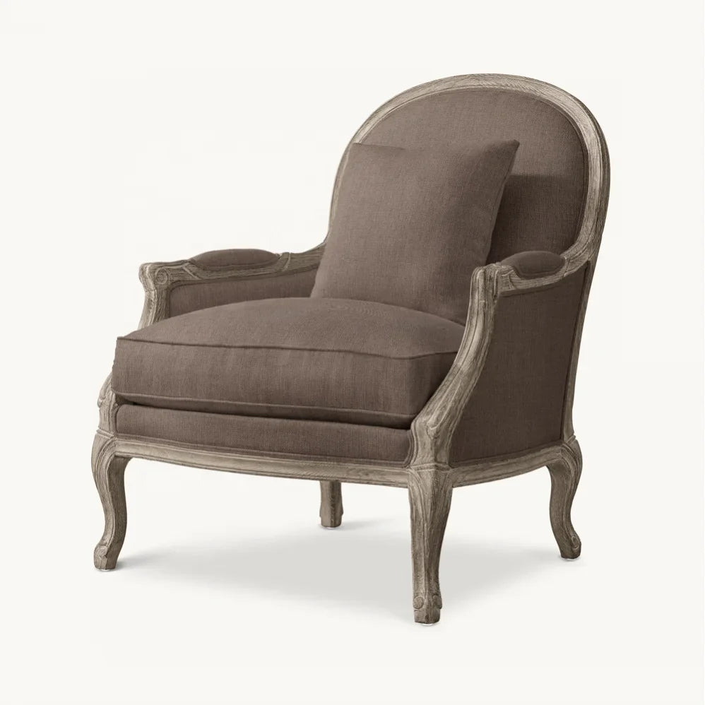 French Style Living Room Chair – 18th-Century Upholstered Statement Piece