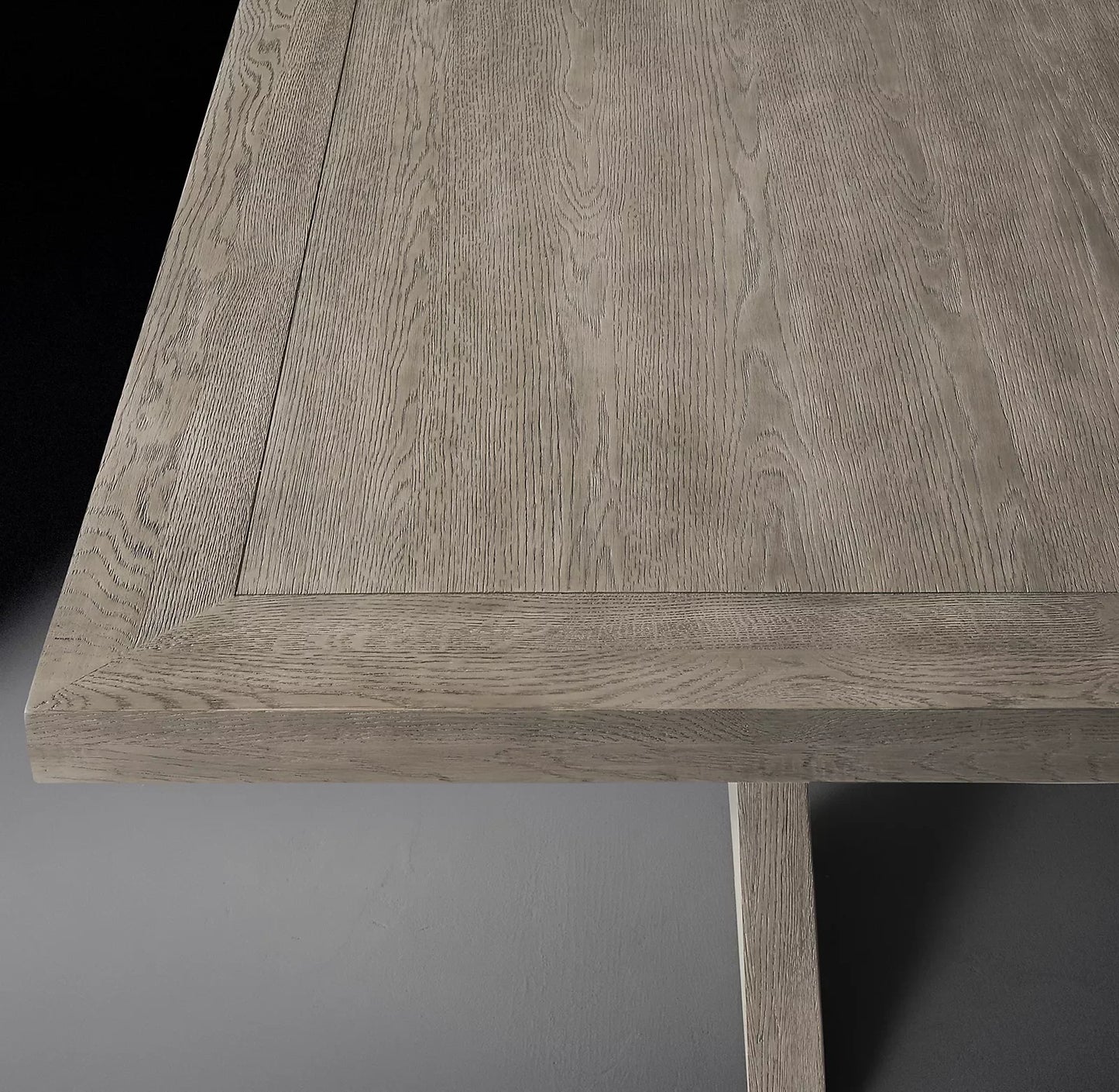 Rectangular Dining Table – X-base Solid Wood – French Art Deco Statement Piece