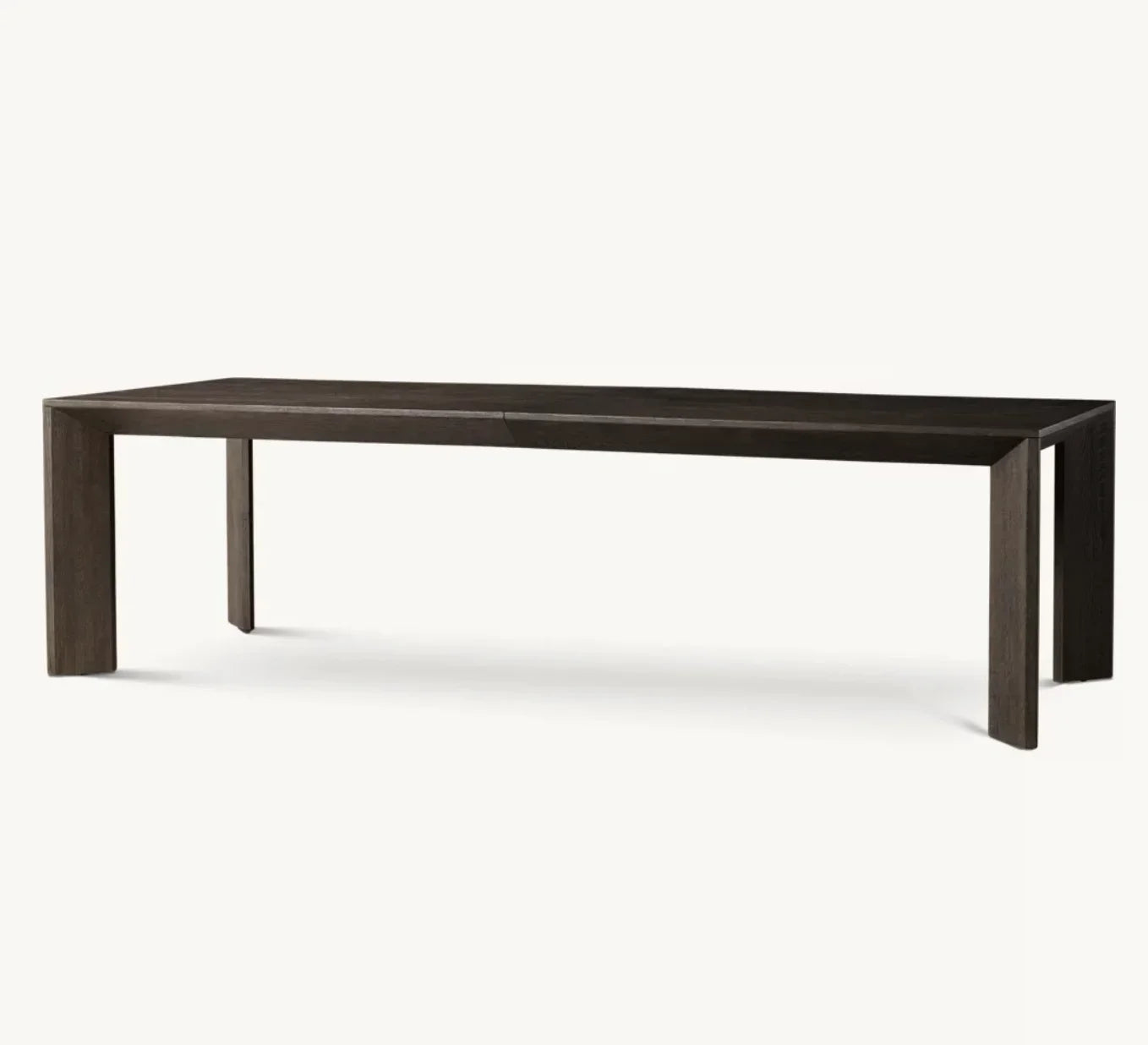 Italian Designer Dining Table – Solid Oak Rectangular Statement Piece