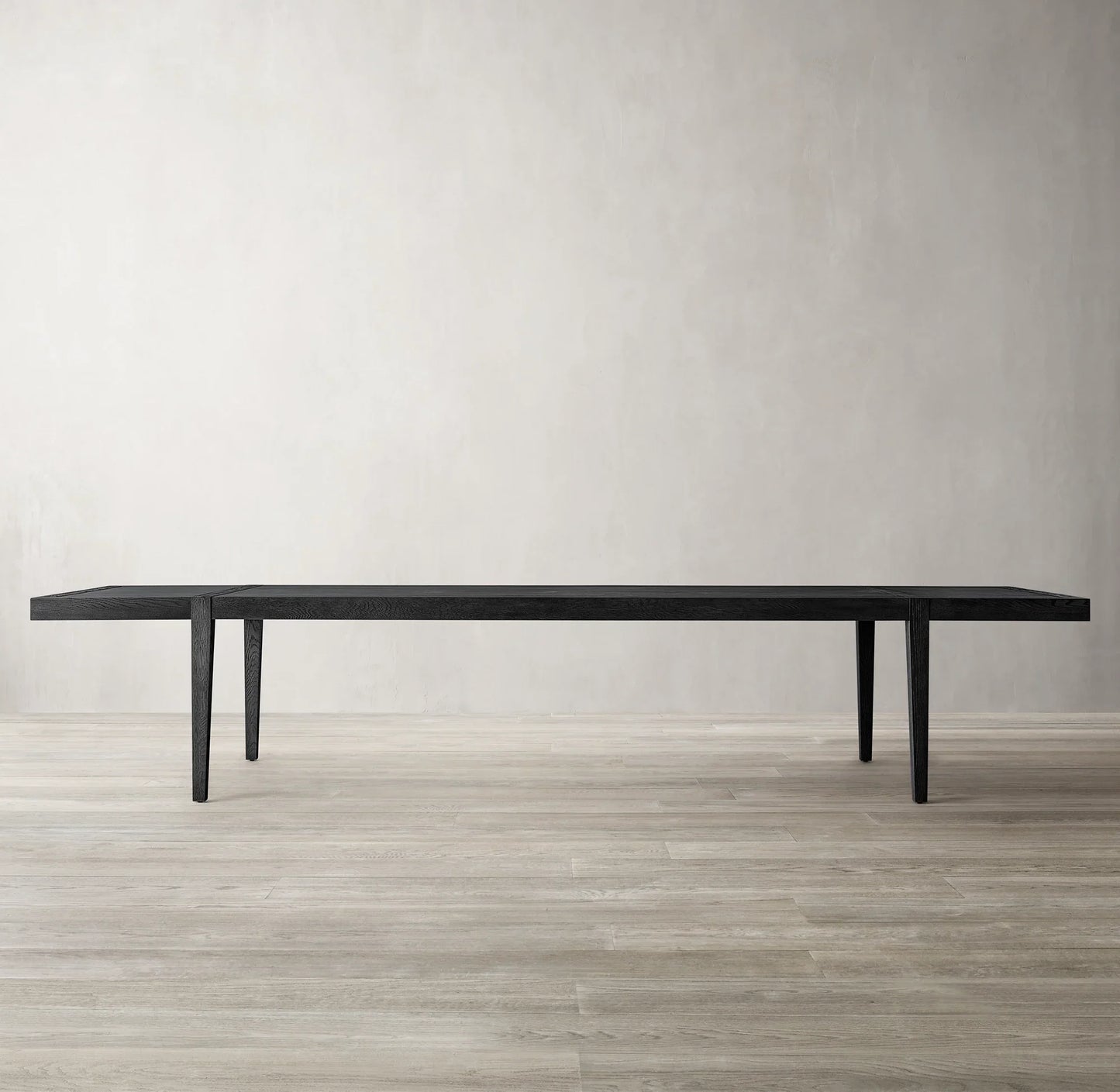 French Contemporary Extension Dining Table – Solid Wood Statement Piece by Re Home