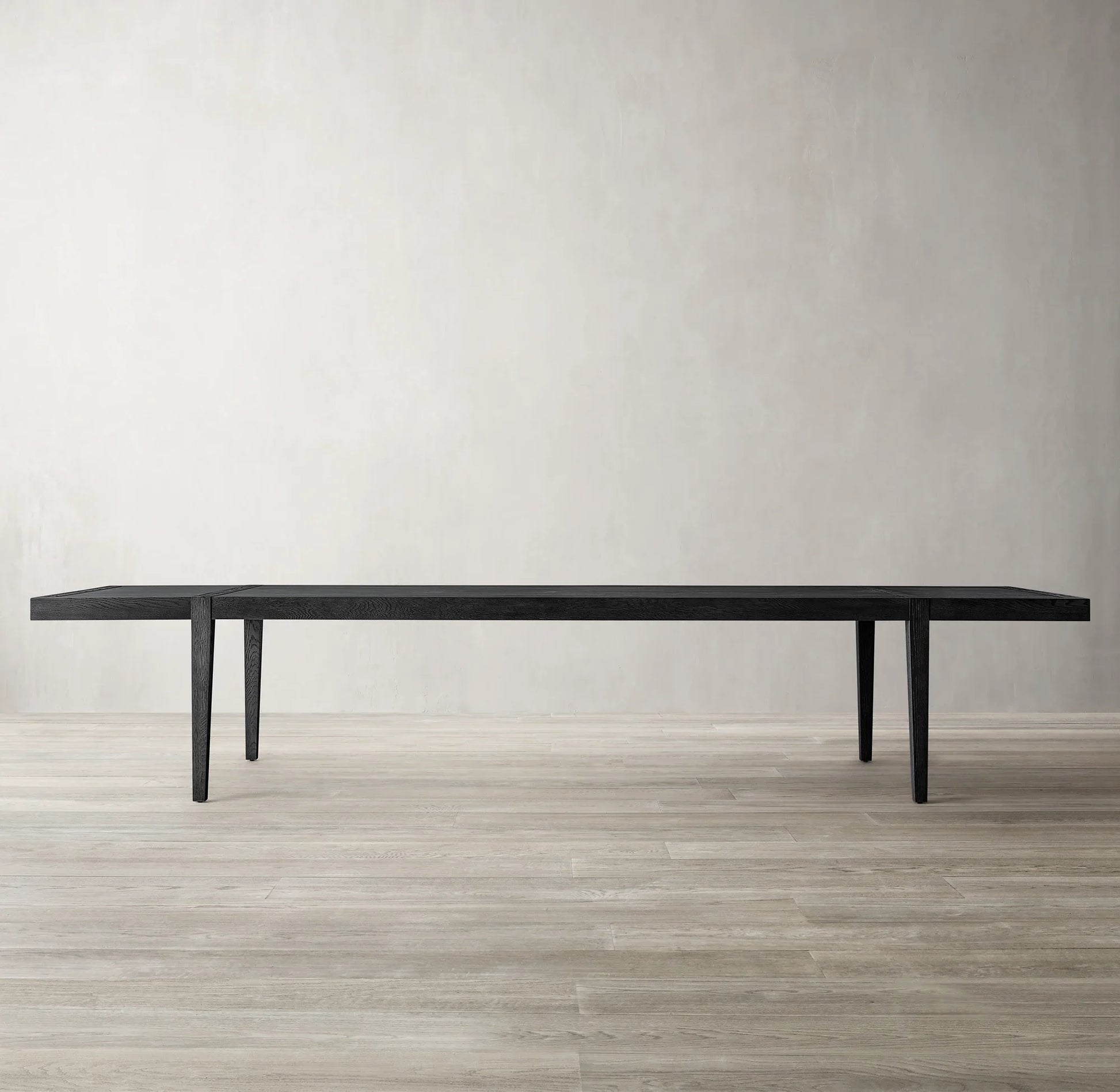 French Contemporary Extension Dining Table – Solid Wood Statement Piece by Re Home