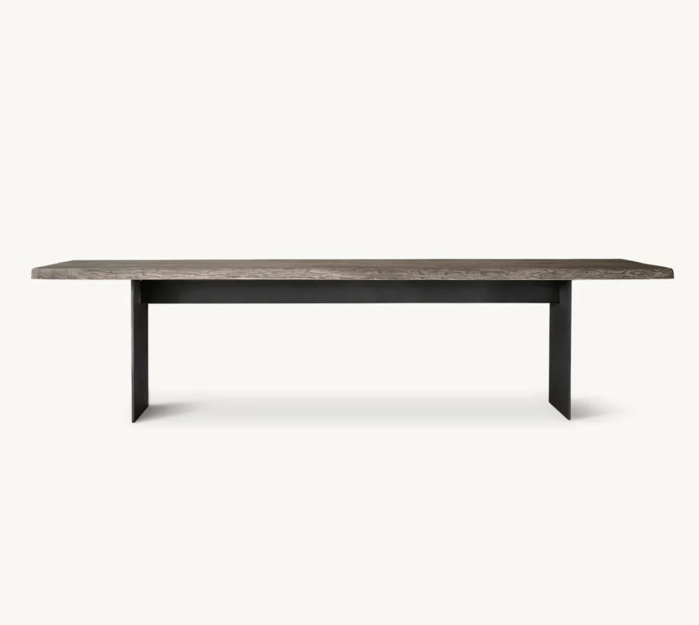 Dining Table Live-Edge Oak – Contemporary Handcrafted Rectangular Statement Piece
