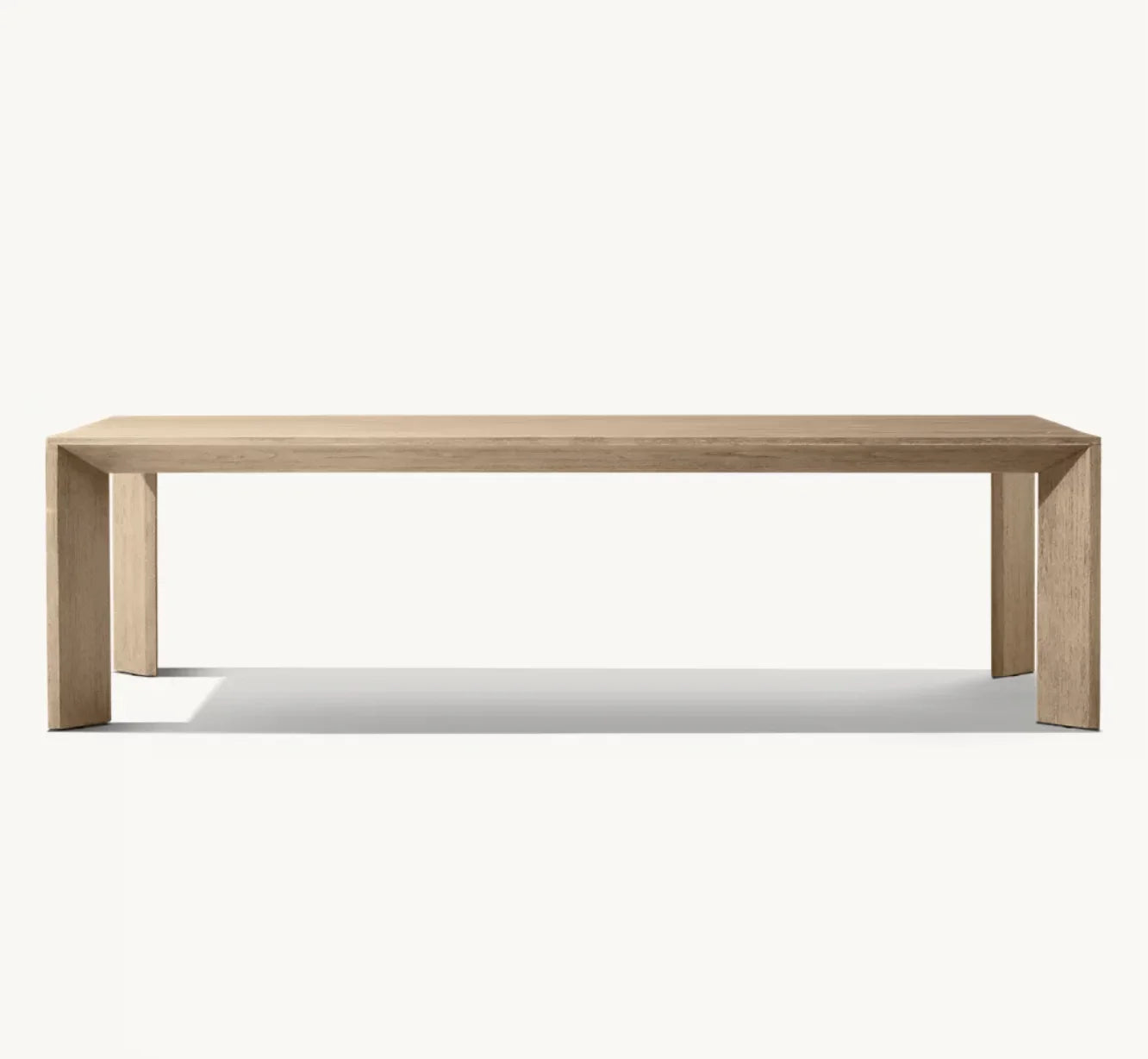 Arles Rectangular Extension Dining Table – Brushed Oak Contemporary Statement Piece