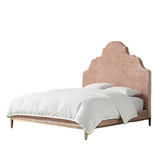 Upholstered Platform Bed – Tufted Velvet Modern Luxury by Re Home