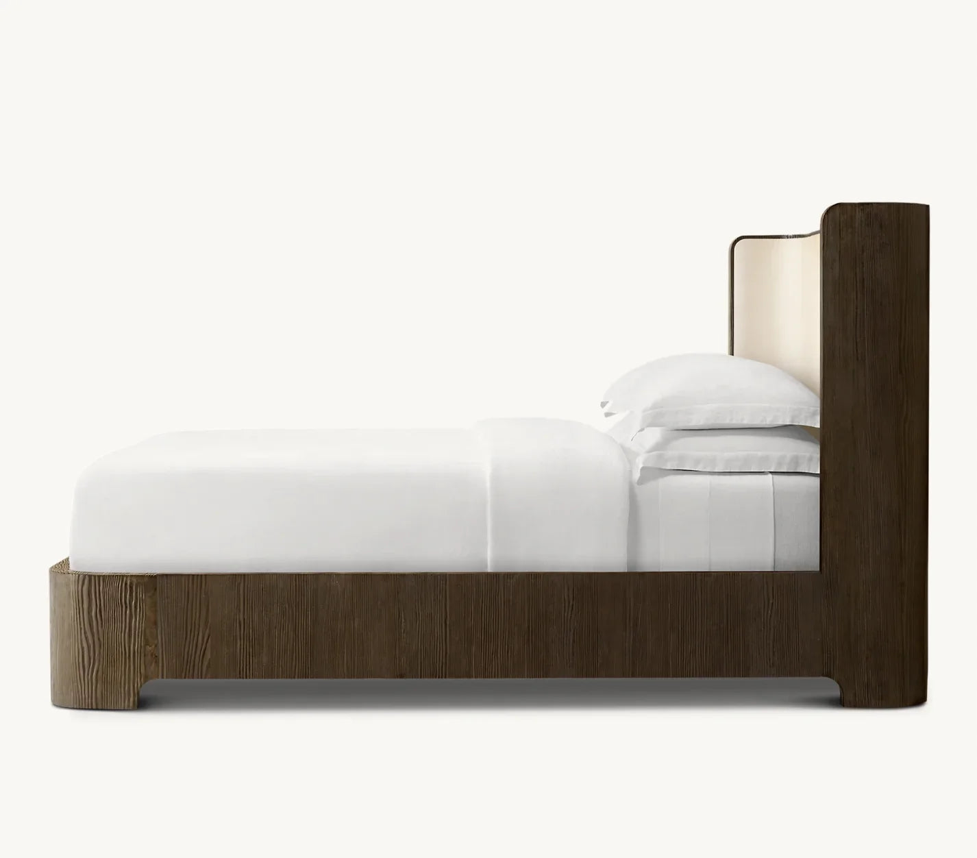 Shelter Platform Bed – Douglas Fir & Fabric Contemporary Statement Piece