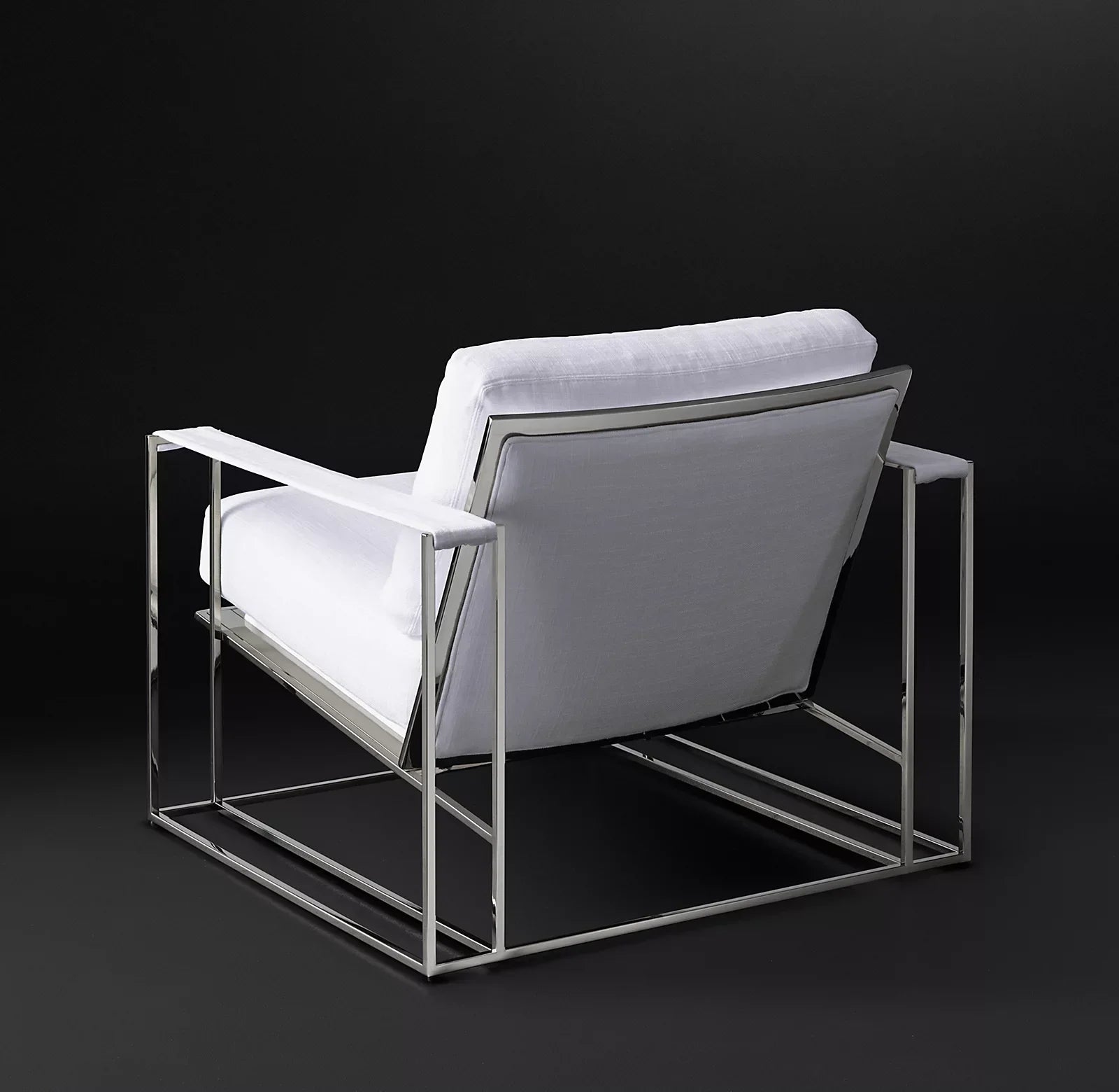 Milo Lounge Chair – Modern Velvet Accent Chair with Brushed Brass Frame