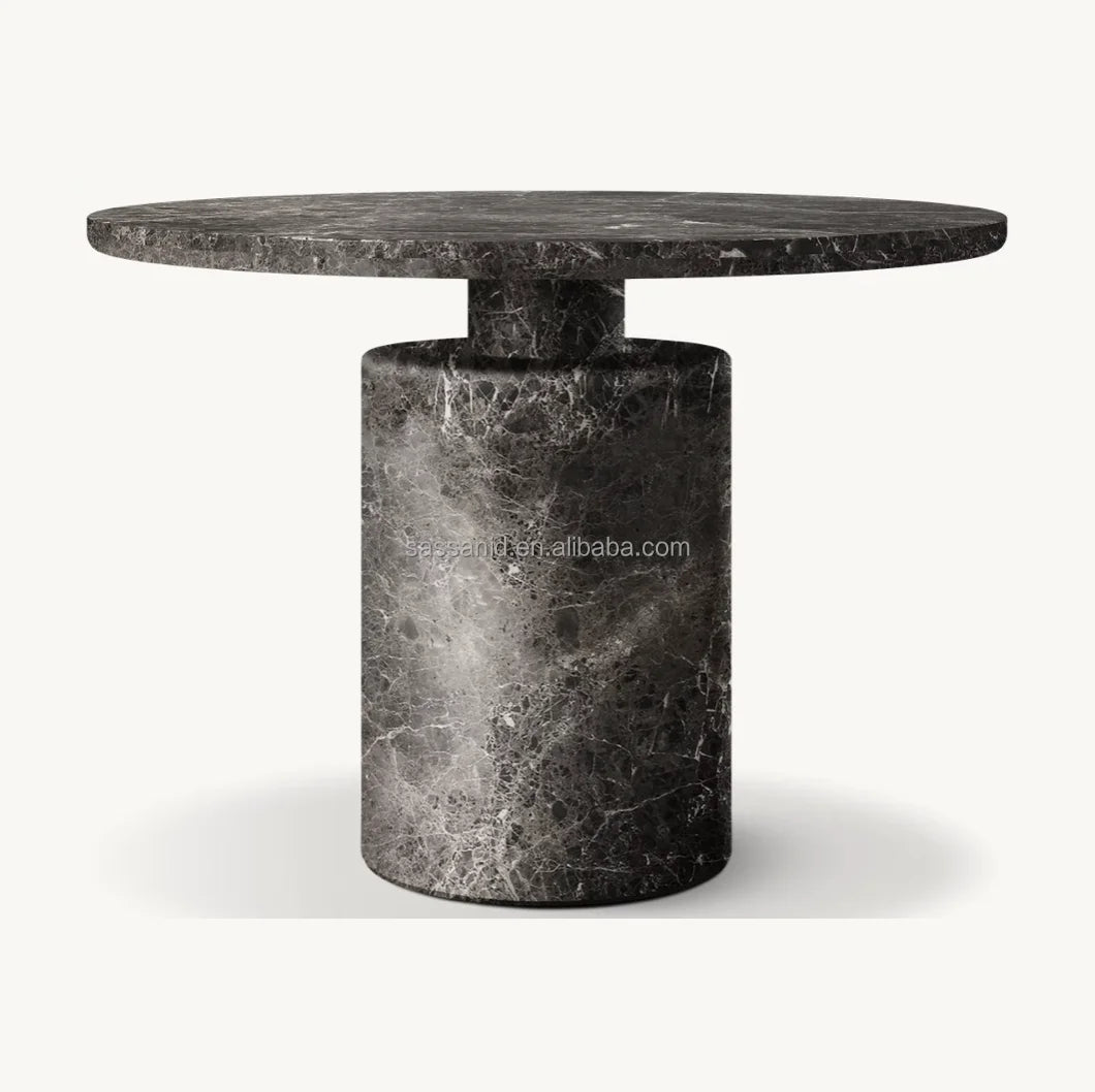 Ponti Round Dining Table – Mid-Century Italian Marble Sculptural Statement Piece