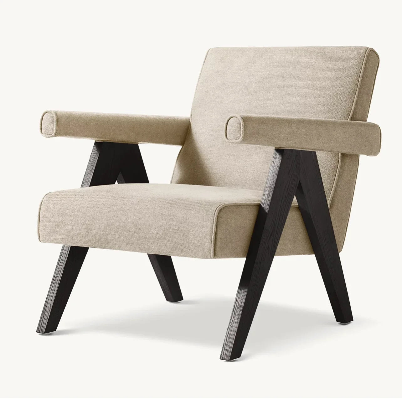 Chandigarh Mid-Century Chair – Solid Oak Minimalist Statement Piece
