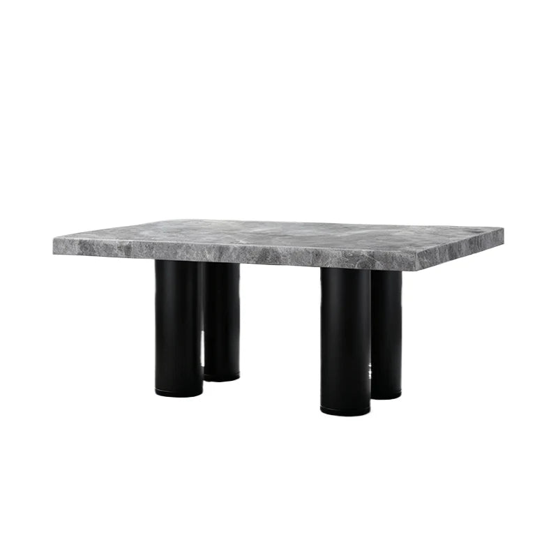 Luxury Rectangle Marble Dining Table Modern Italian Style for Villa