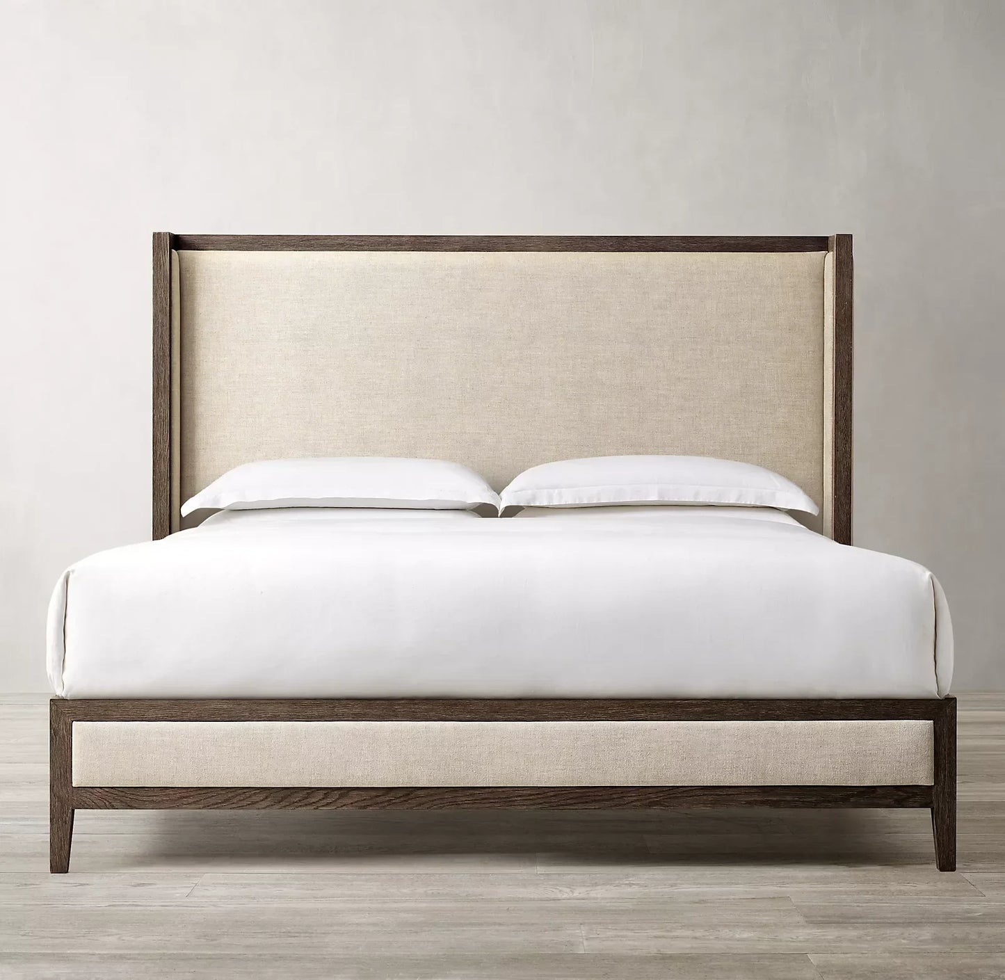Shelter Bed Winged Headboard – Brushed Oak Re Home Modern | 1600681013800