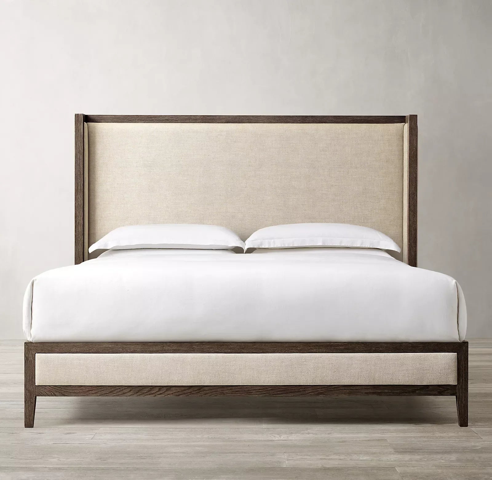 Shelter Bed Winged Headboard – Brushed Oak Re Home Modern | 1600681013800