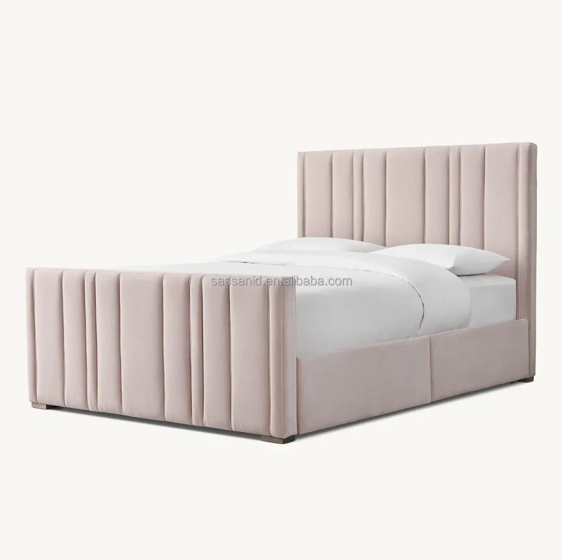 Teagan Upholstered Storage Bed – Modern Tufted Premium Fabric Bed Frame
