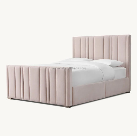 Teagan Upholstered Storage Bed – Modern Tufted Premium Fabric Bed Frame