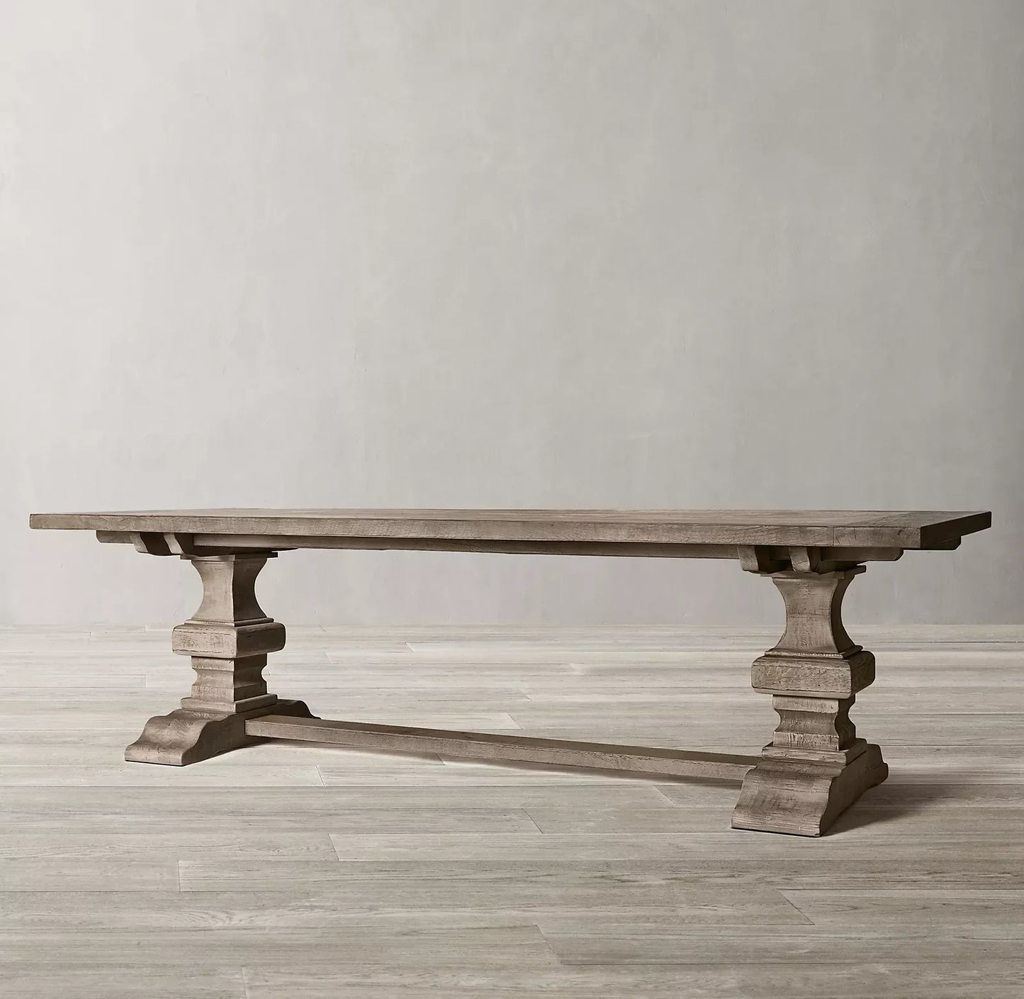 Reclaimed Russian Oak Dining Table – Salvaged – Contemporary | 1600407969718
