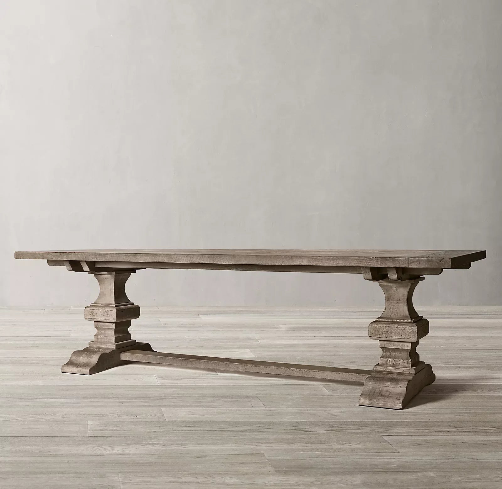 Reclaimed Russian Oak Dining Table – Salvaged – Contemporary | 1600407969718