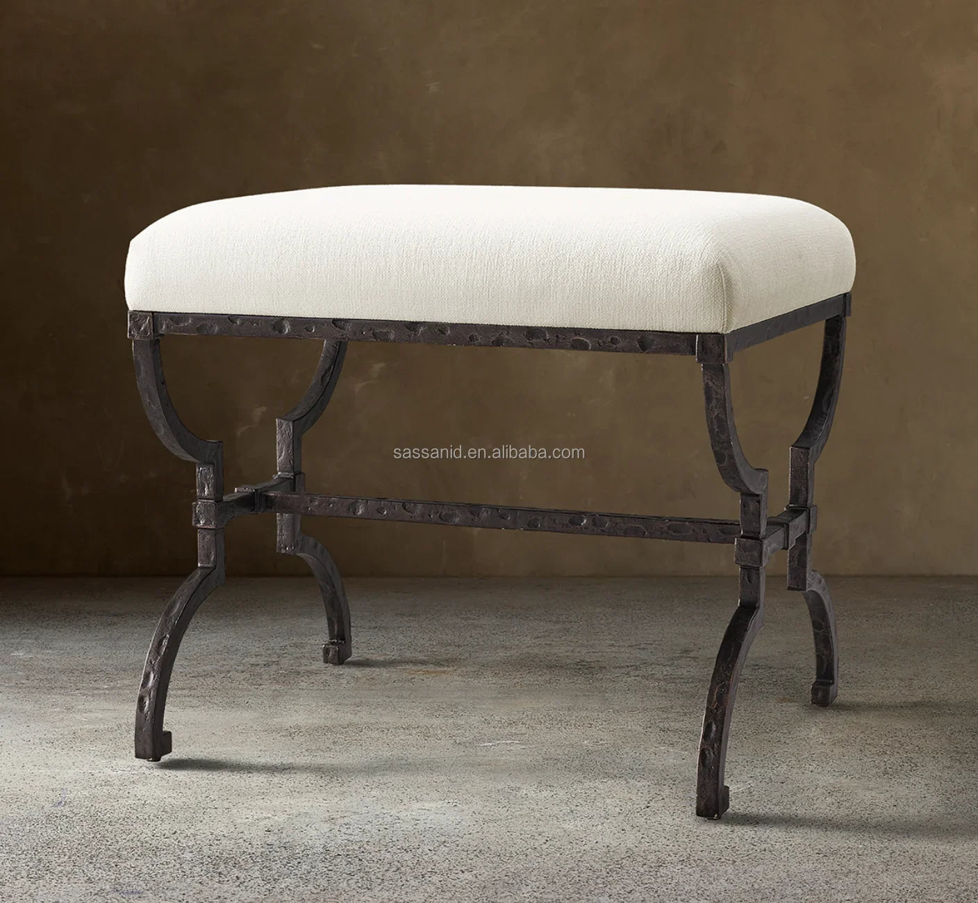 Hugo Stool – French Modernism Hand-forged Iron Statement Piece