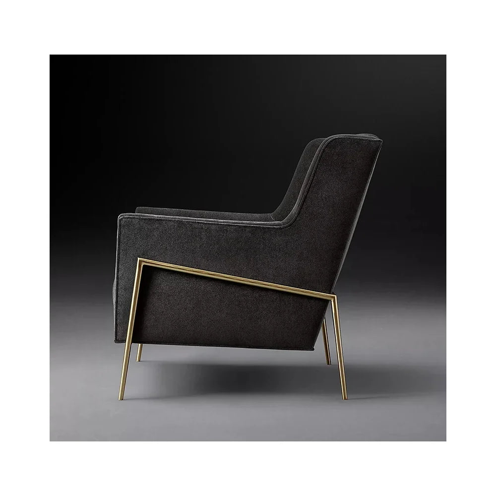 Paget Wingback Chair – Midcentury Design Upholstered Statement Piece