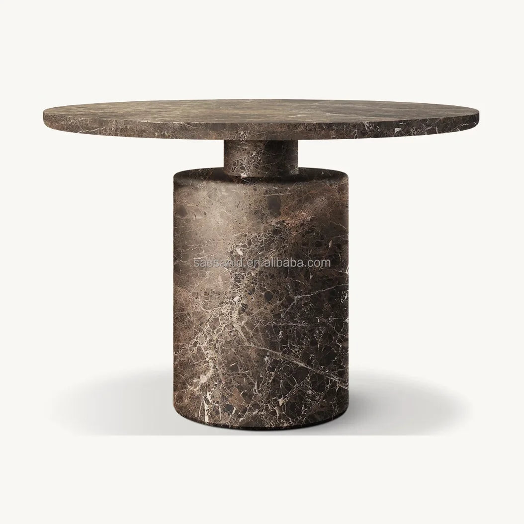 Ponti Round Dining Table – Mid-Century Italian Marble Sculptural Statement Piece