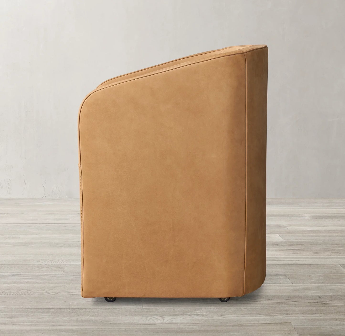 Ellison Barrel Back Dining Chair – Leather Contemporary Statement Piece