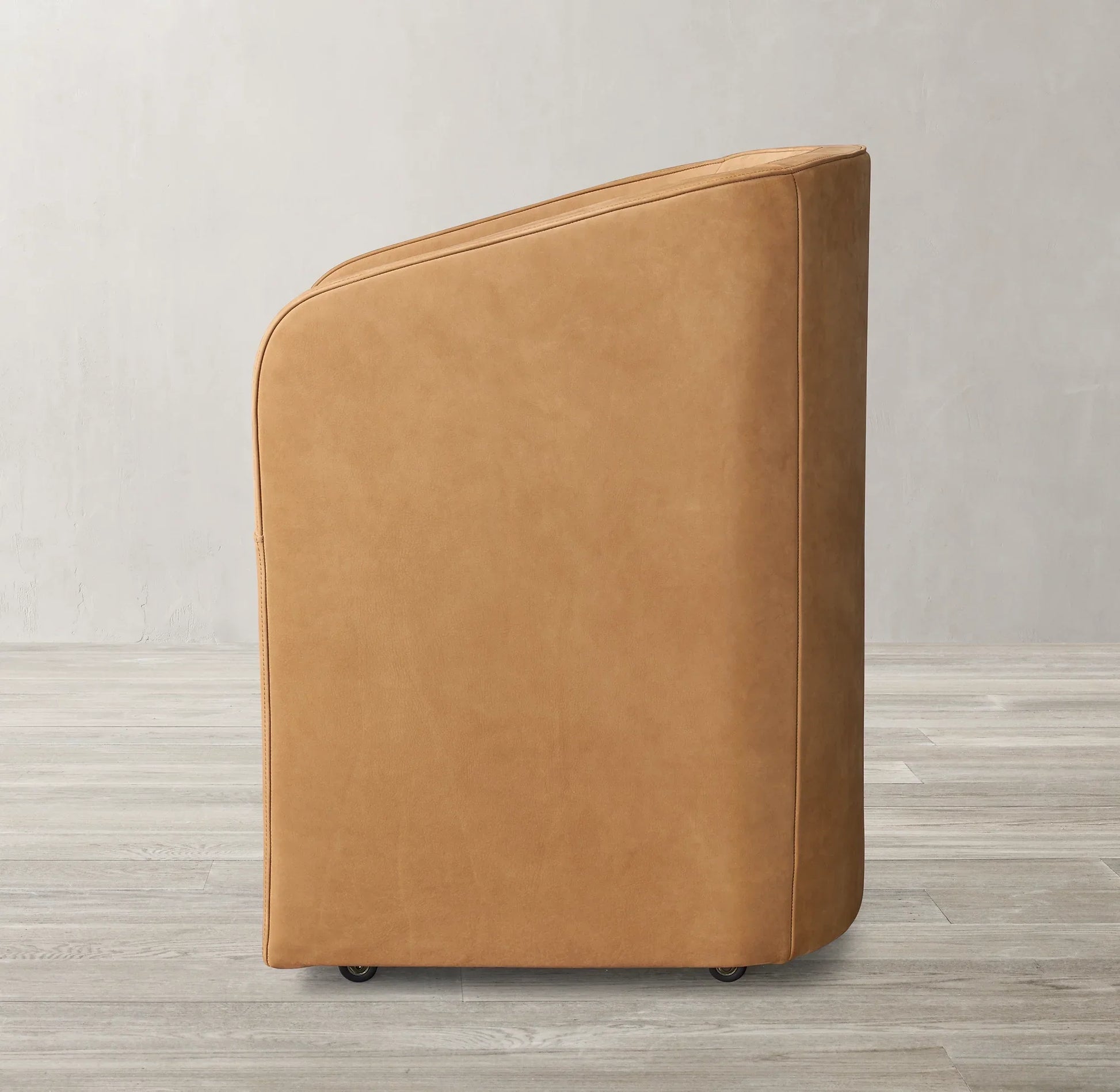 Ellison Barrel Back Dining Chair – Leather Contemporary Statement Piece