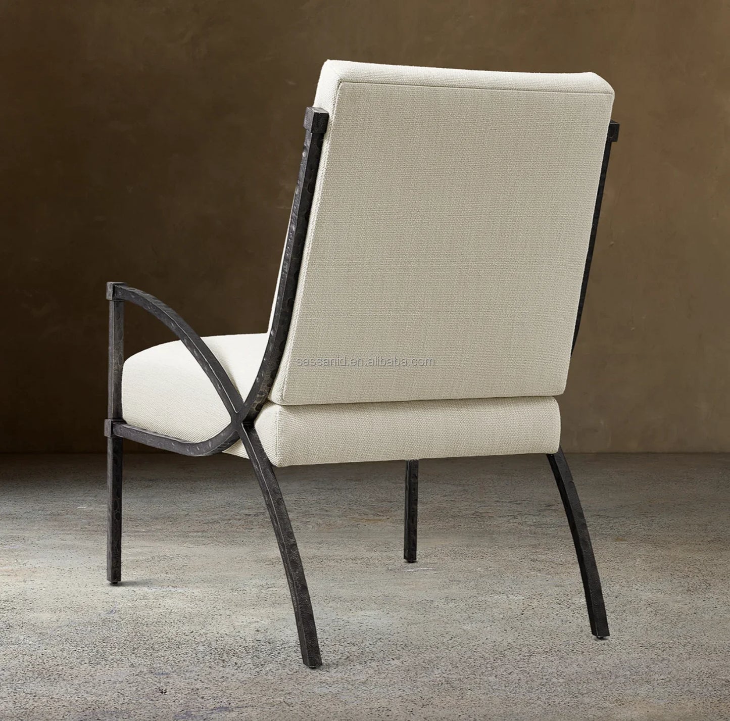 Hugo Accent Chair – French Modernism Hand-forged Iron Statement Piece