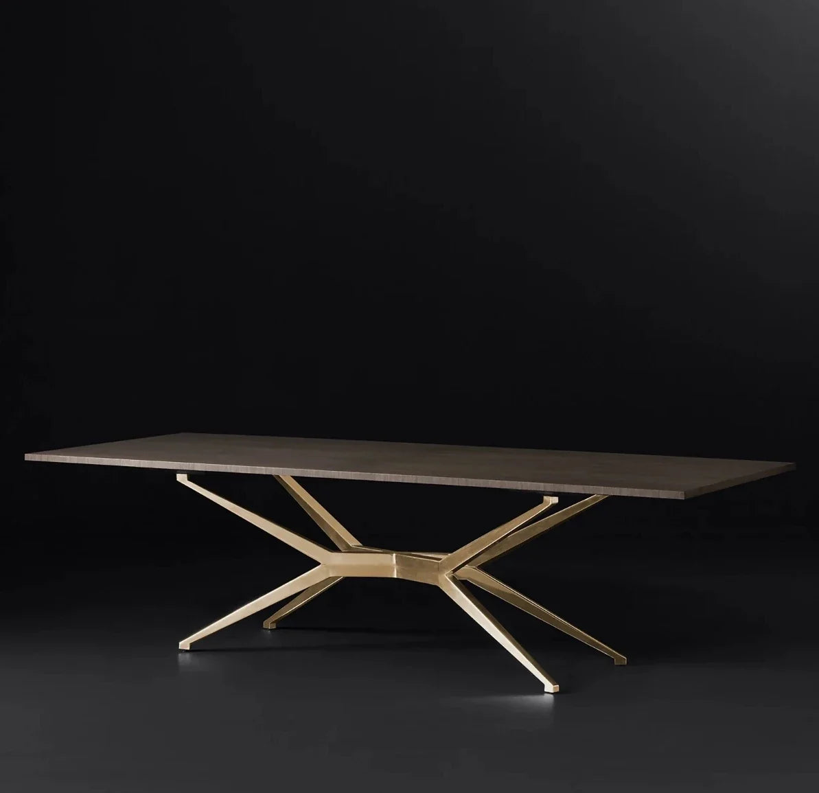 Maslow Spider Rectangular Dining Table – Contemporary Solid Oak Statement Piece