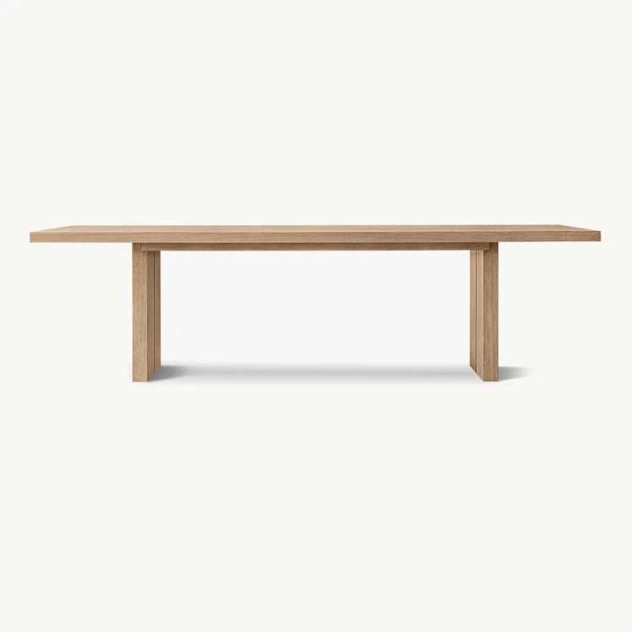 Rectangular Dining Table – Handcrafted Solid Oak Enzo Statement | 1601251085405