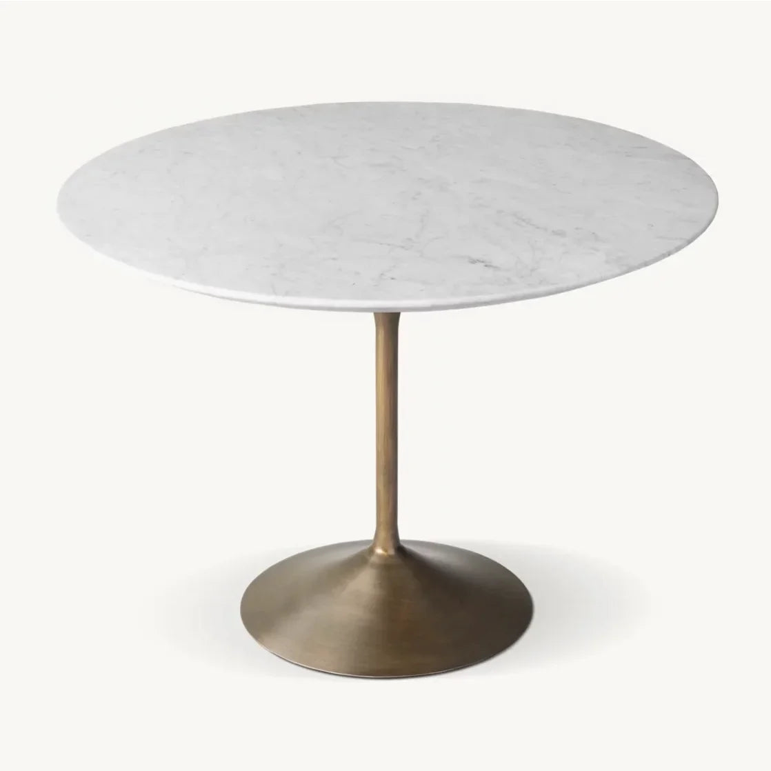 Bistro Table – Mid-Century Radial Fancy Face Metal Statement Piece