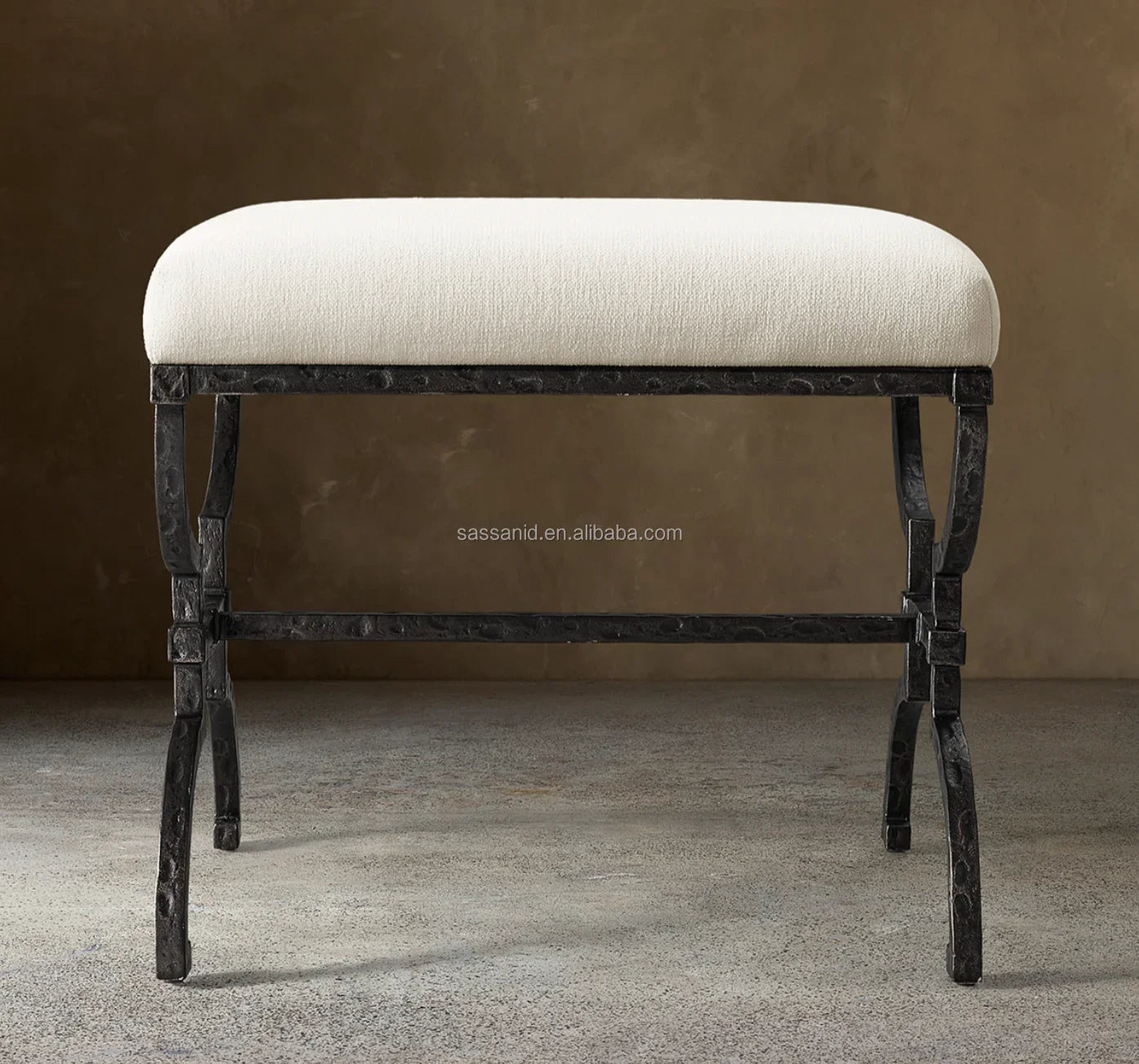 Hugo Stool – French Modernism Hand-forged Iron Statement Piece