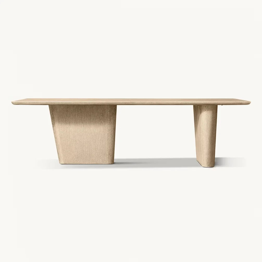 Dalia Dining Table – Rectangular Solid American Oak Mid-century Statement Piece