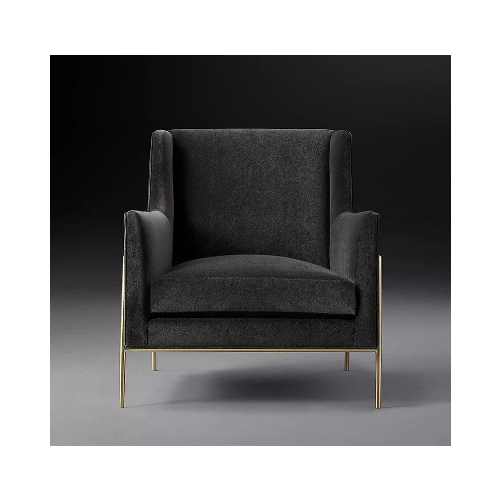 Paget Wingback Chair – Midcentury Design Upholstered Statement Piece