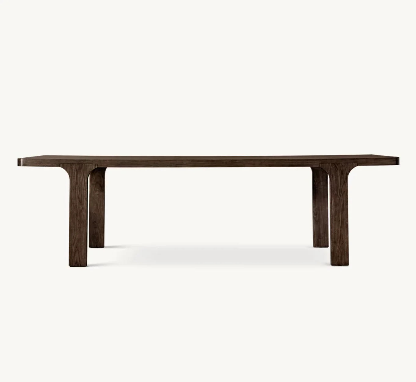 Santiago Rectangular Dining Table – Mid-Century Solid Walnut Statement Piece