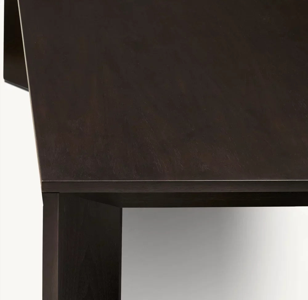 Contemporary Design Rectangular Dining Table – Solid Wood Luxury Statement Piece