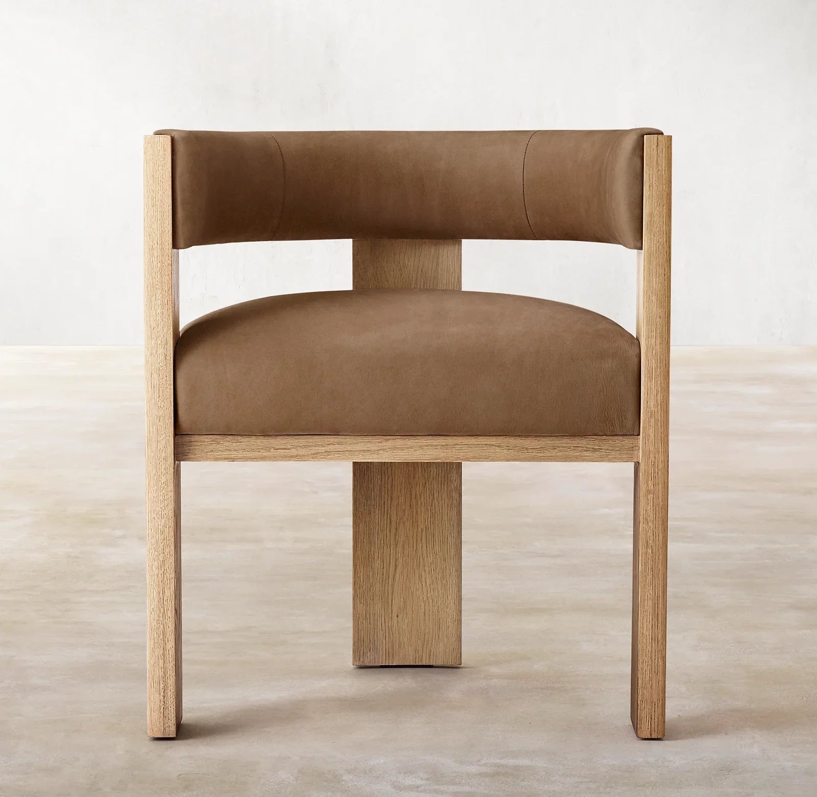 Contemporary Luxury Dining Chair – Elgine Leather & Oak Statement Piece | 1600728075374