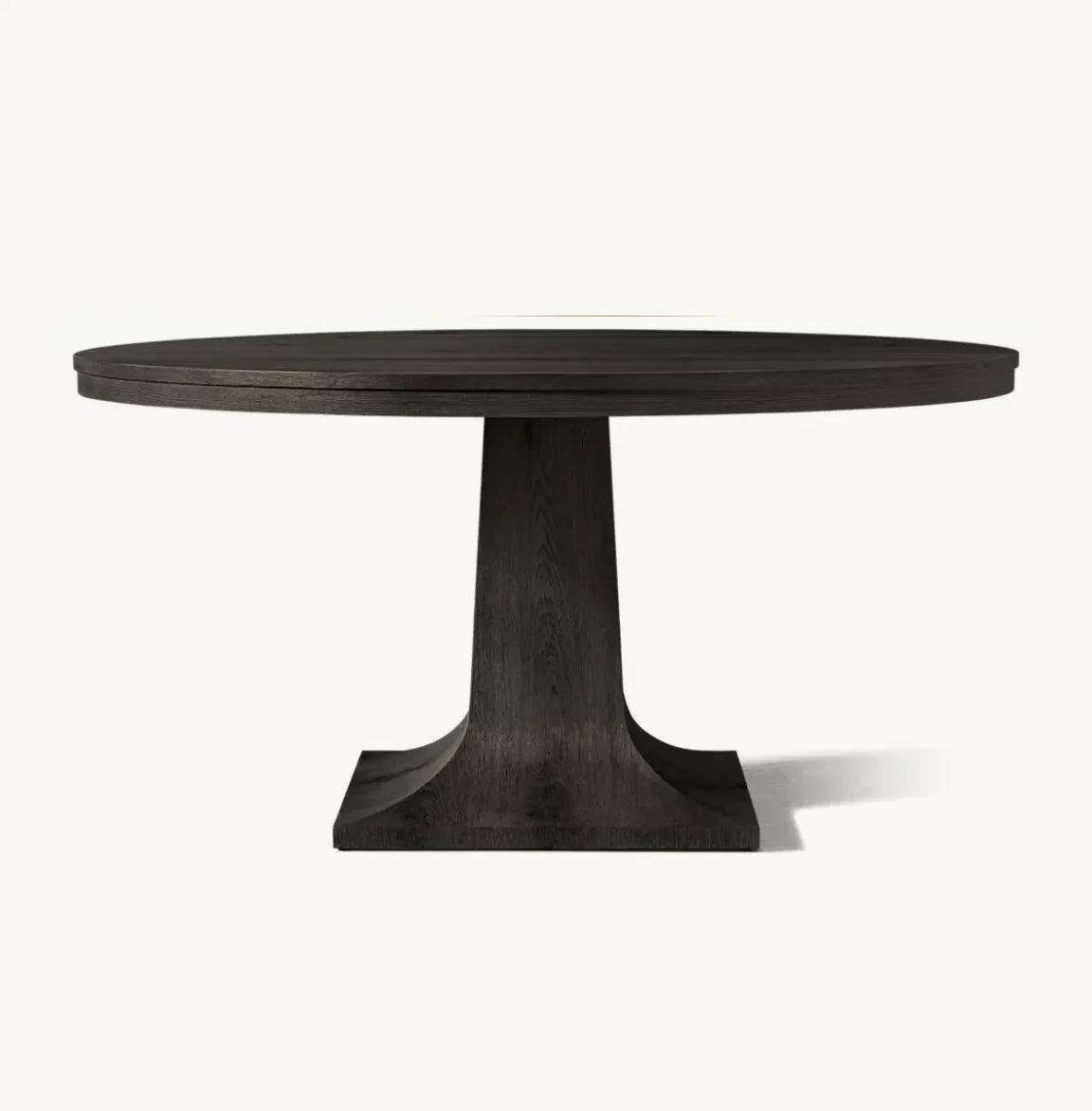 Delphine Round Extendable Dining Table – Gustavian Oak Statement Piece