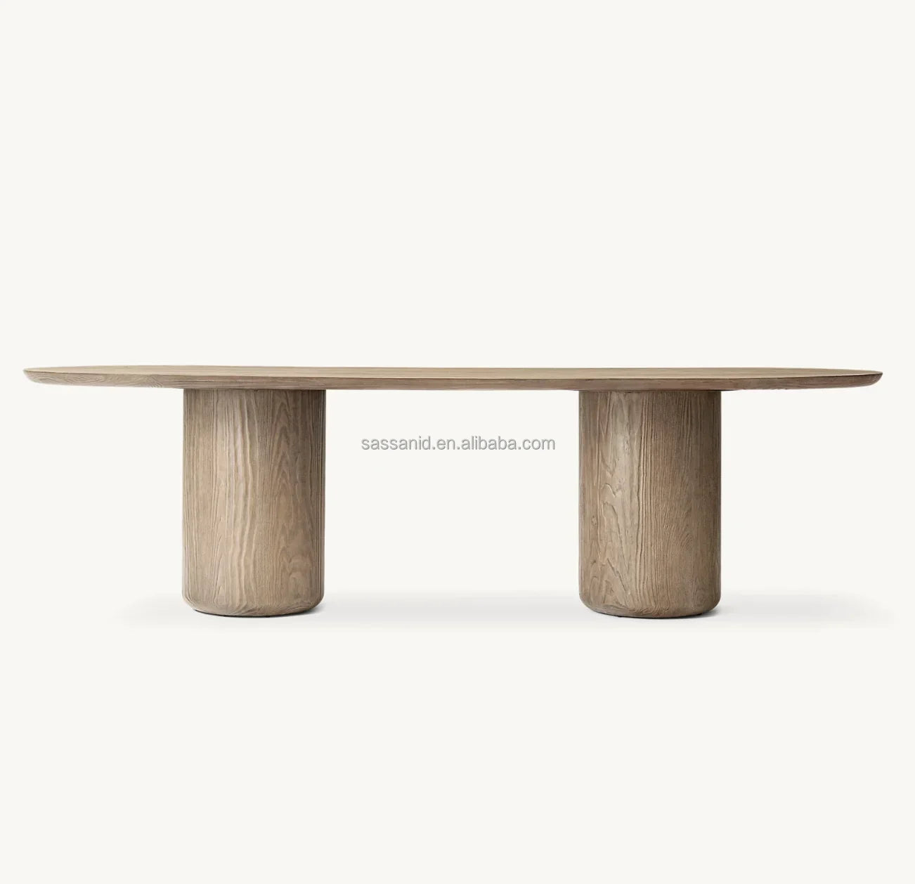 Ciro Dining Table – Mid-Century European Fir Designer Piece by Harry Worth