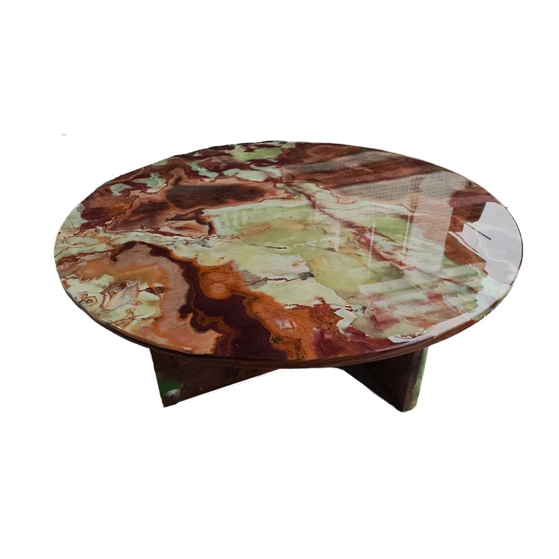 Luxury Marble Coffee Table Modern Italian Style for Villa