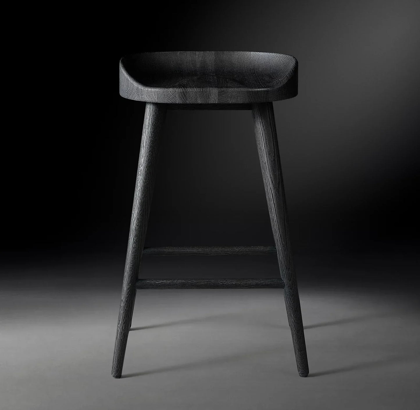 Midcentury Danish Bar & Counter Stool – Solid Oak Statement Piece | 1600415287728