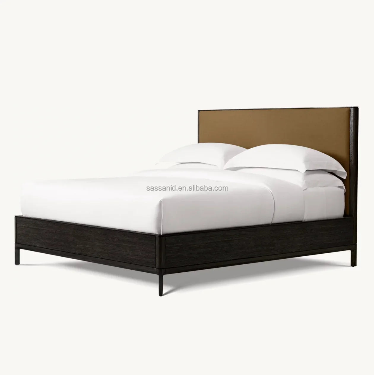 Padua Upholstered Platform Bed by Re Home – Classical Roma Architecture Oak
