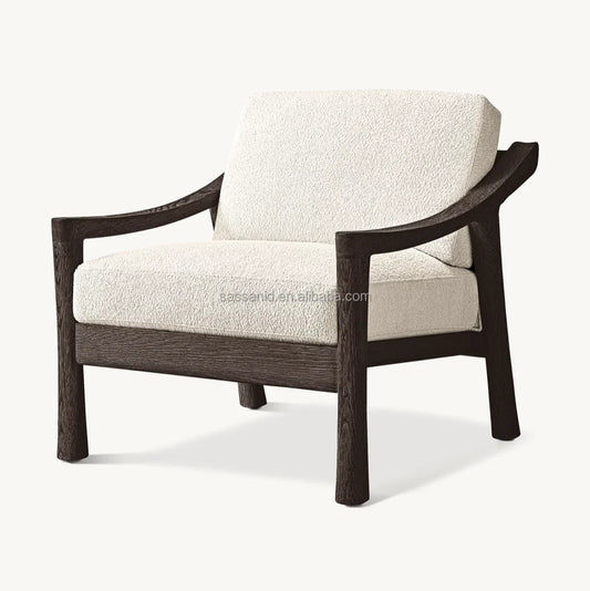 Frontier Lounge Chair – Modernist Silhouette, Oak Wood Re Home | 1601664376448