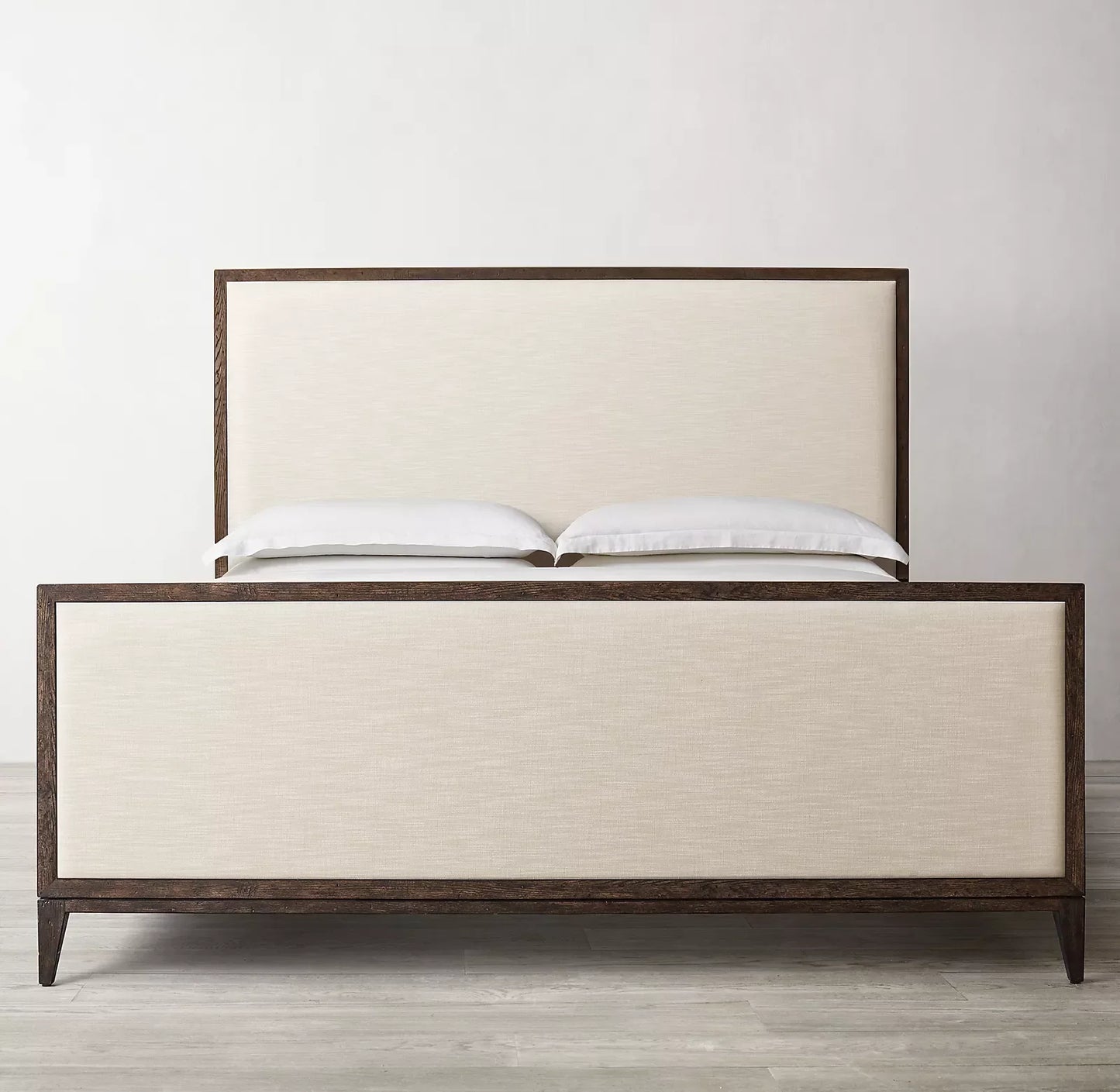 Shelter Bed – Sculptural Wing Design in Solid Oak Modern | 1600681155056