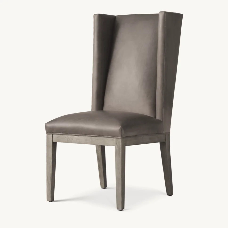 Contemporary Wing Dining Chair – Oak Wood Modern Statement Piece