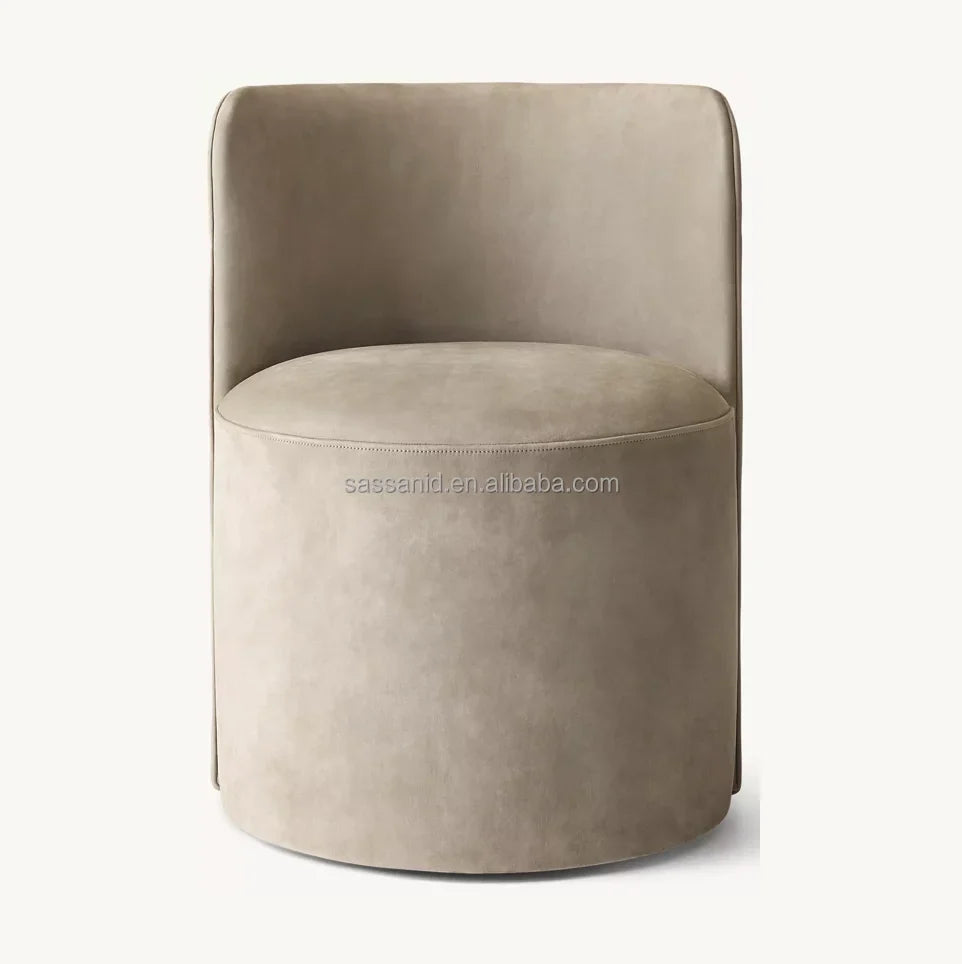 Reynaux Curve Dining Chair – Modern Leather and Solid Wood Statement Piece | 1600450548361