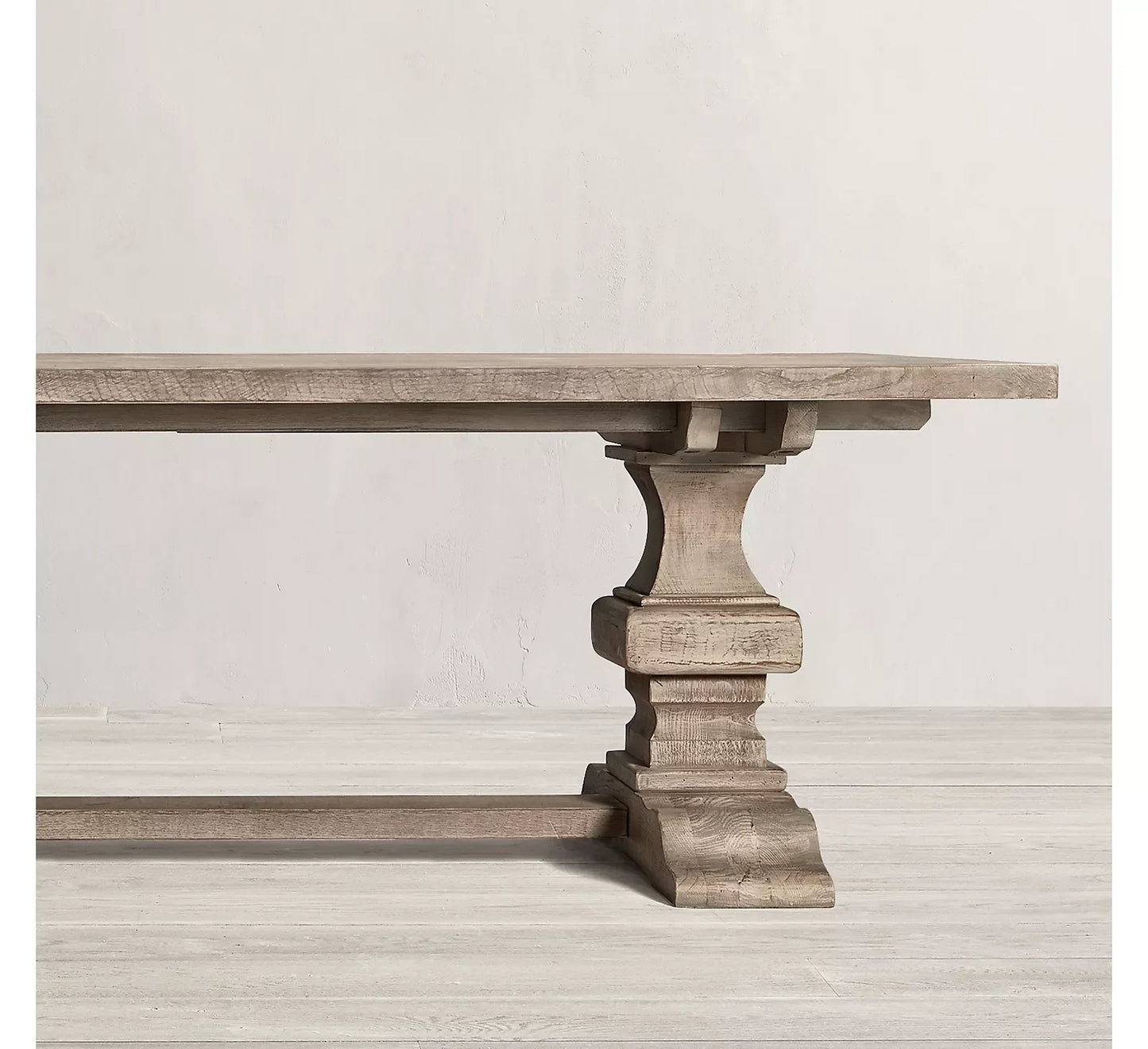 Reclaimed Russian Oak Dining Table – Salvaged – Contemporary | 1600407969718
